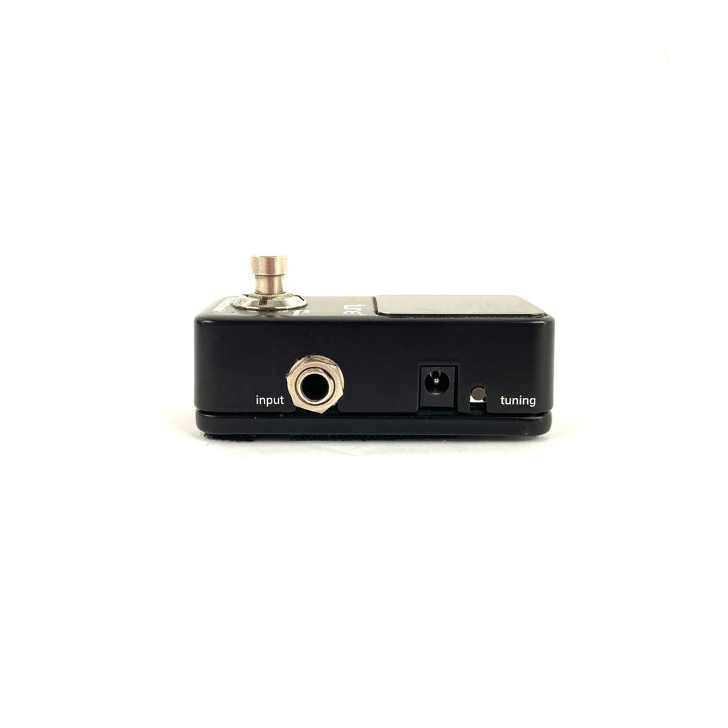 pedale accordatore per chitarra e basso tc electronic polytune noir usato vista laterale