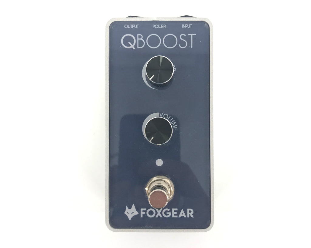 pedale effetto booster per chitarra foxgear q boost usato vista