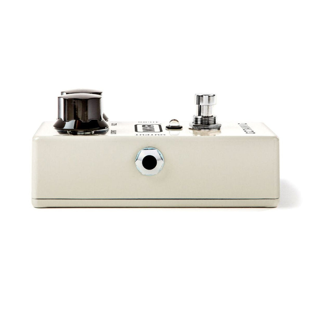 pedale effetto fuzz per chitarra elettrica dunlop mxr octavio fuzz vista laterale sx
