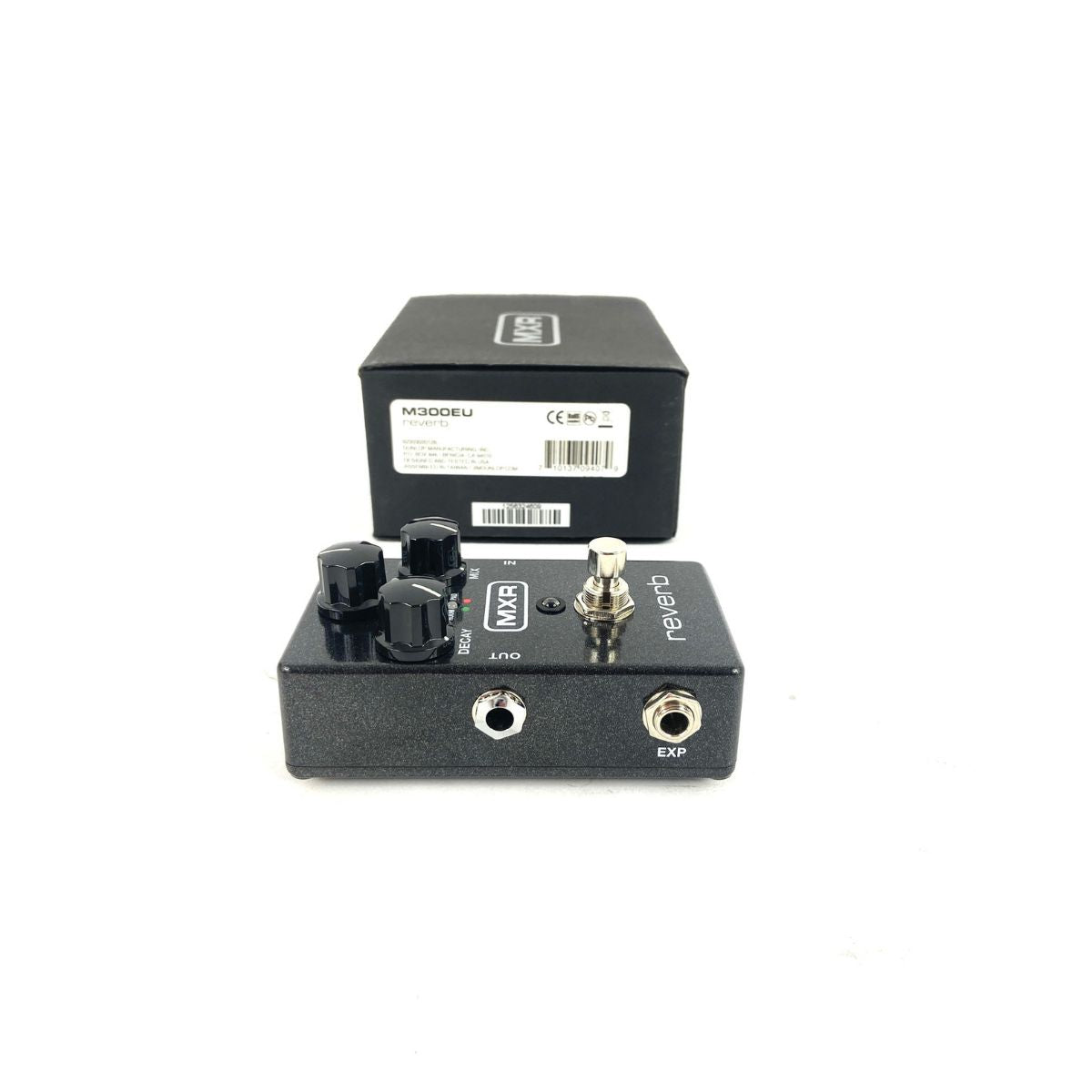 effetto reverbero a pedale per chitarra elettrica mxr m300 reverb usato vista laterale sx