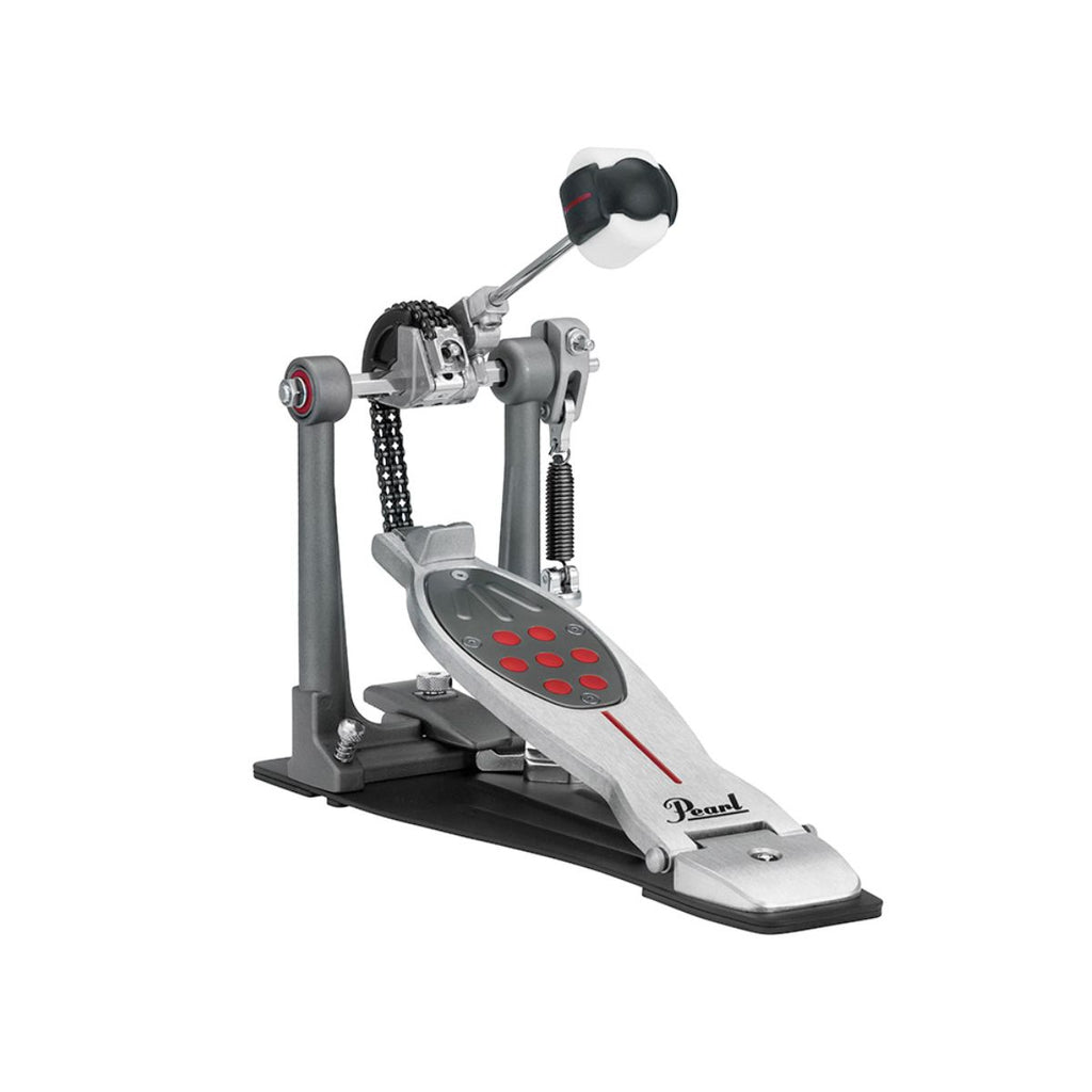 pedale per grancassa da batteria professionale a catena pearl p2050c vista laterale sx