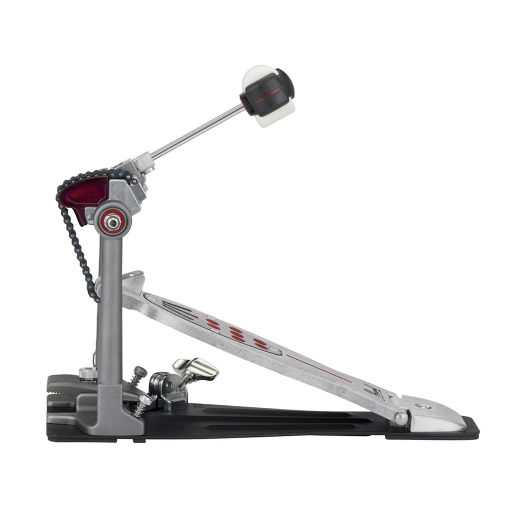 pedale per grancassa da batteria professionale a catena pearl p2050c vista laterale
