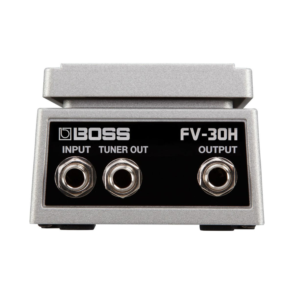 pedale volume per chitarra e basso boss fv30h vista del retro