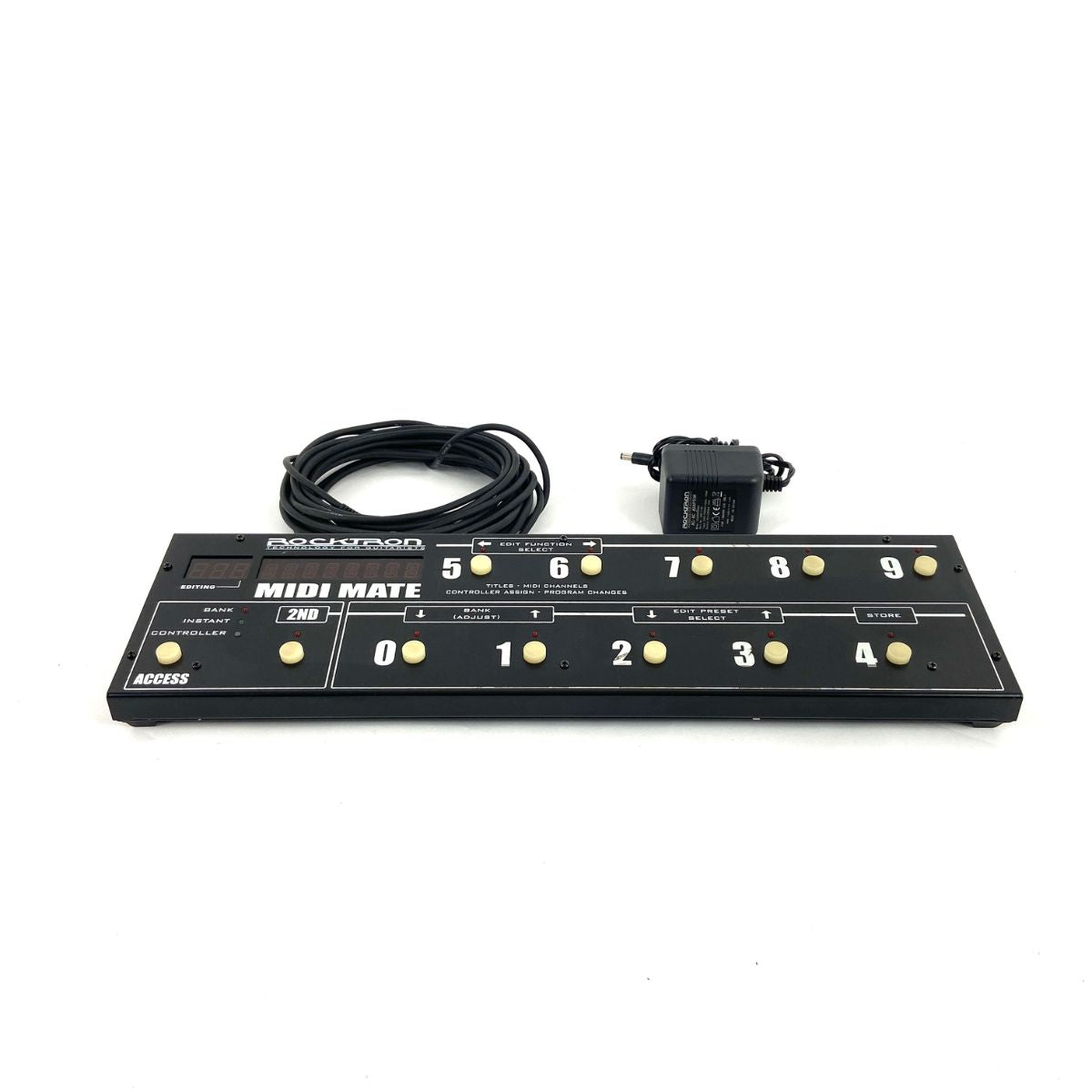 pedaliera controller midi rocktron midi mate vista dal basso