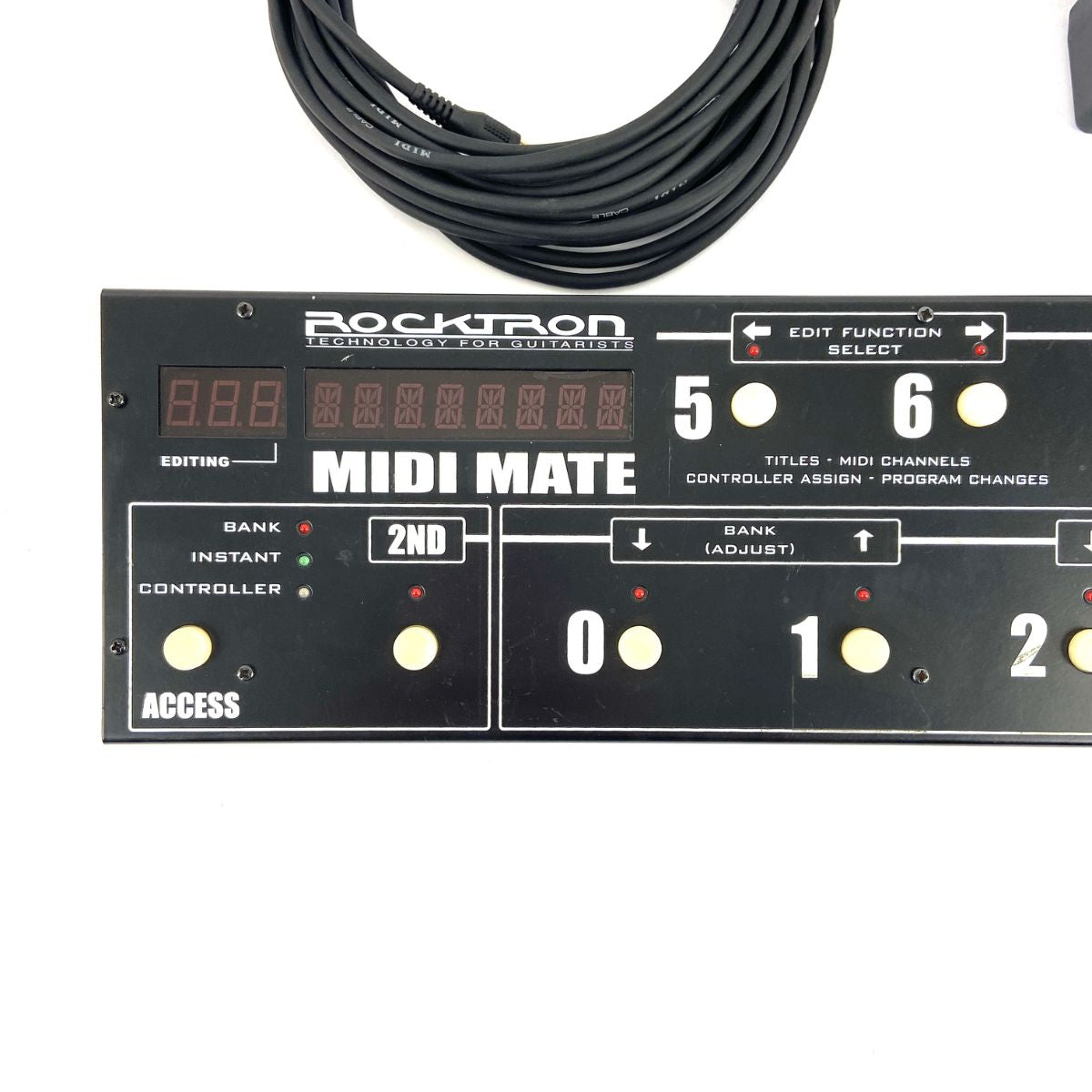 pedaliera controller midi rocktron midi mate vista frontale sx