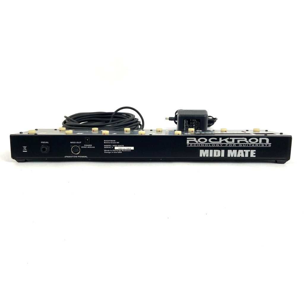 pedaliera controller midi rocktron midi mate vista del retro
