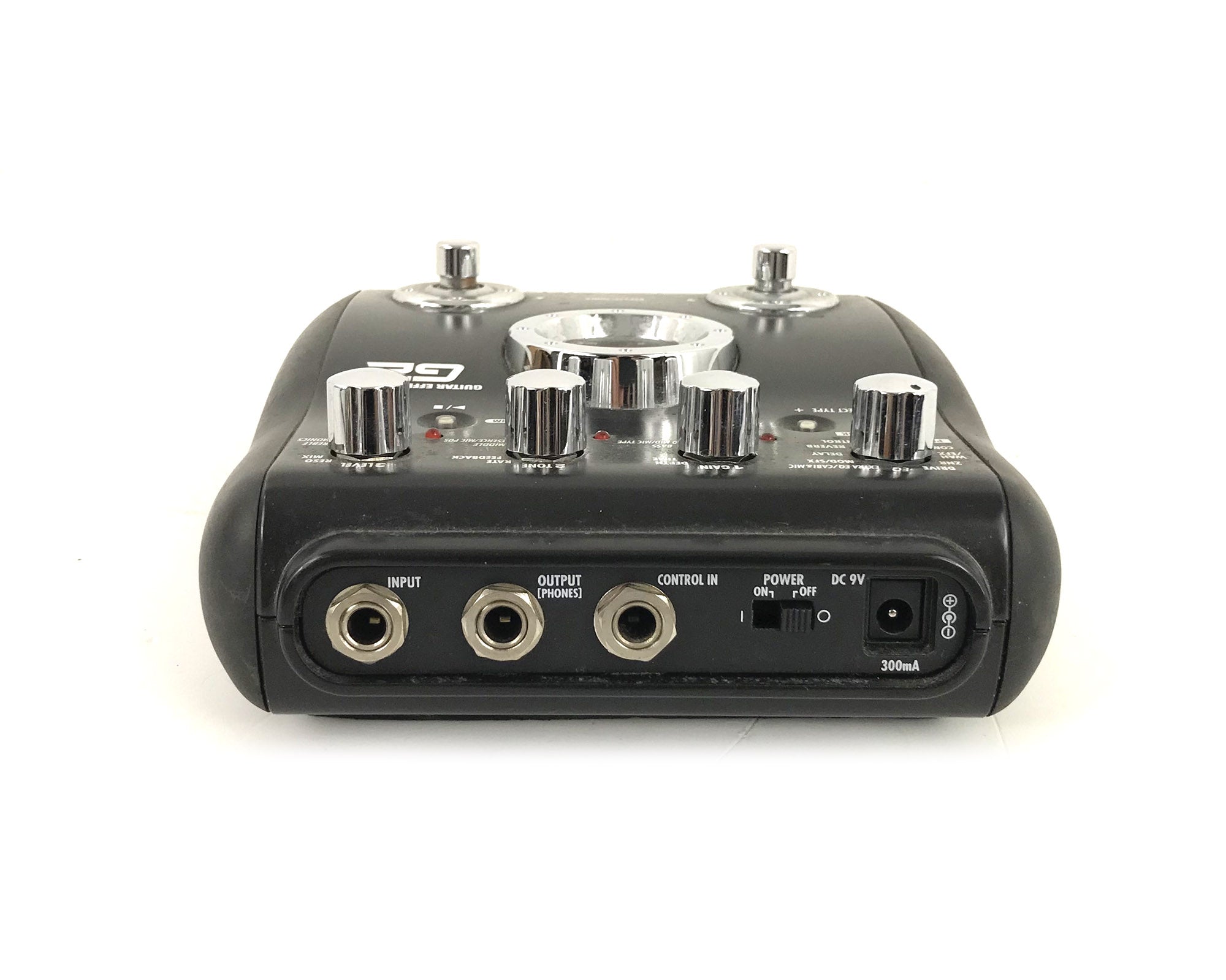 pedaliera multi effetto per chitarra zoom g2 usata vista del retro