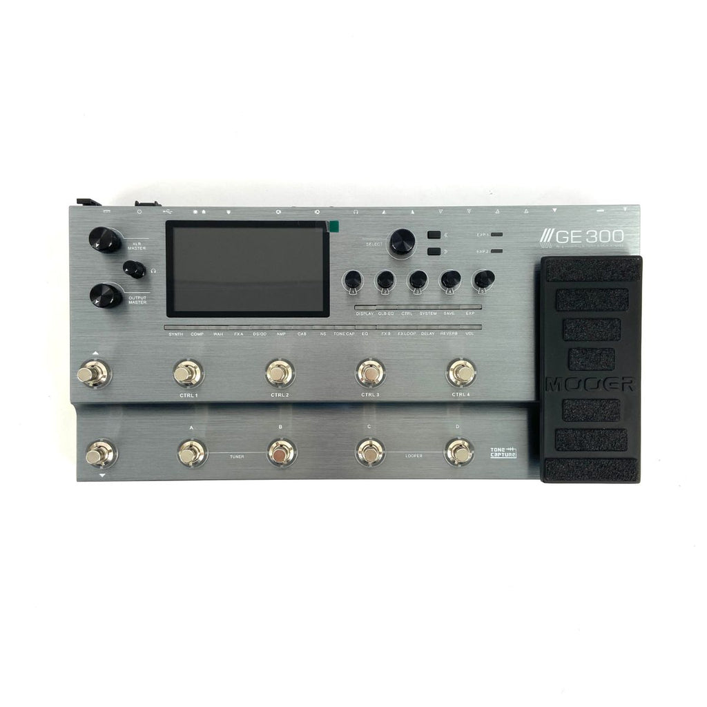 pedaliera multieffetto per chitarra super completa Mooer GE300 usata vista frontale