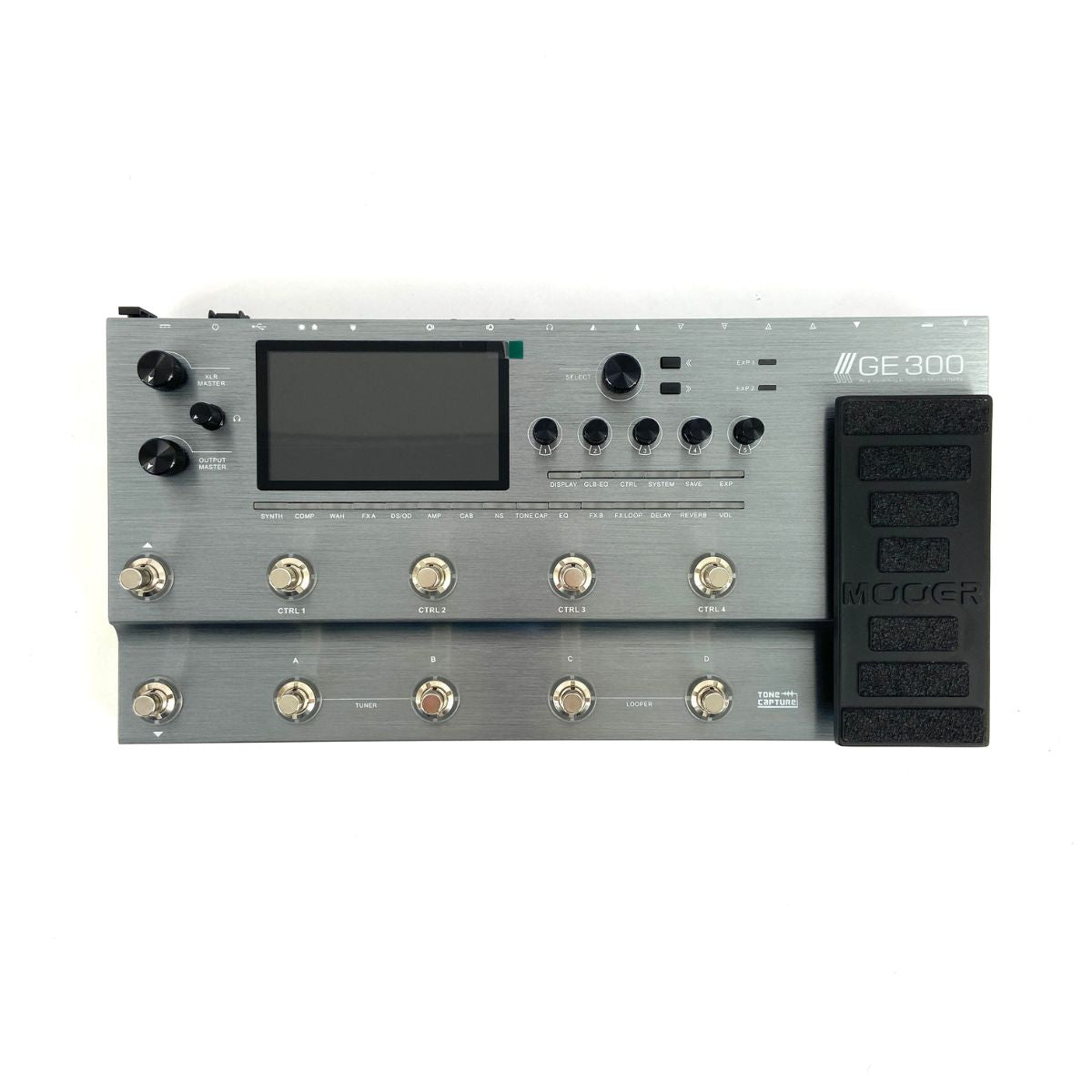pedaliera multieffetto per chitarra super completa Mooer GE300 usata vista frontale