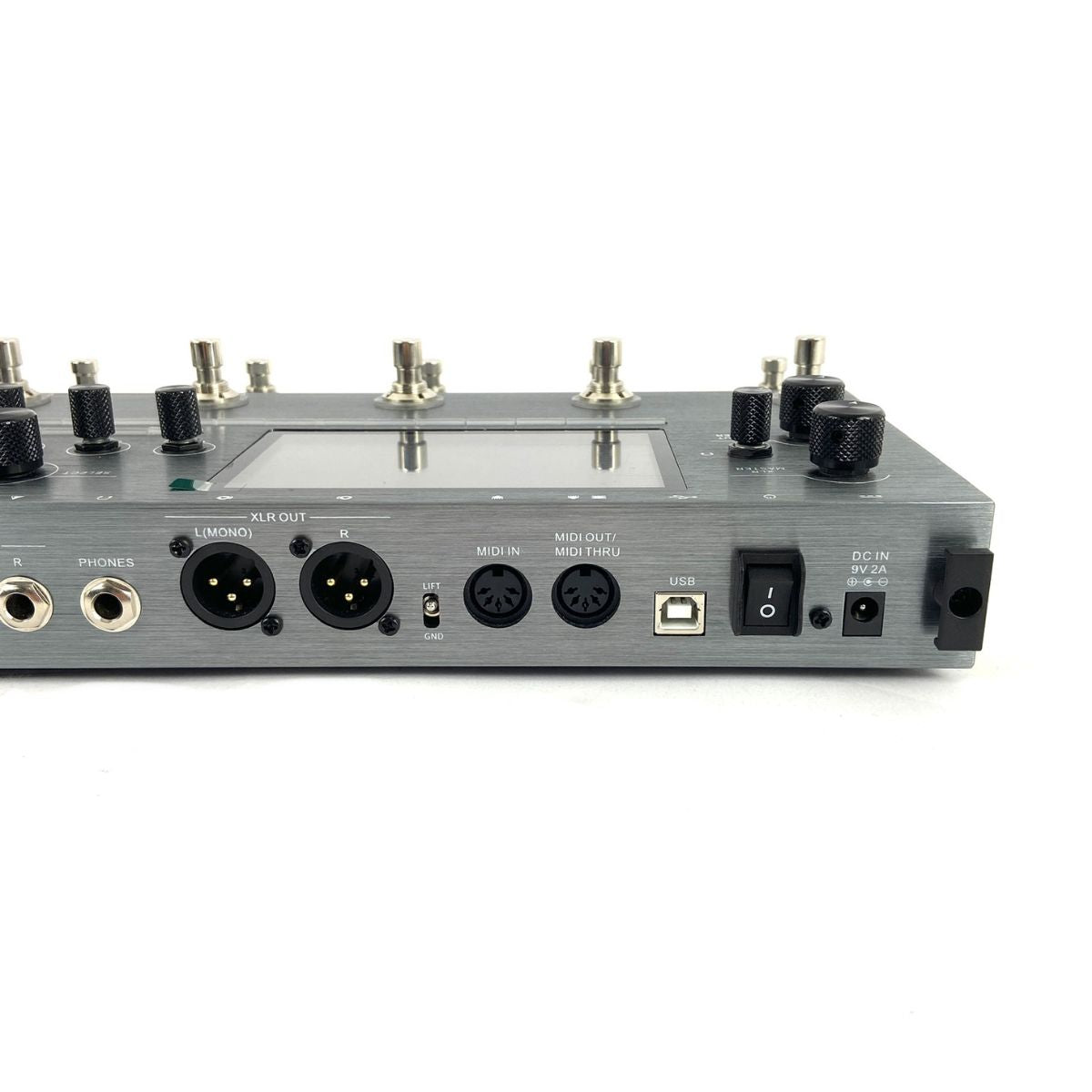 pedaliera multieffetto per chitarra super completa Mooer GE300 usata vista retro dx