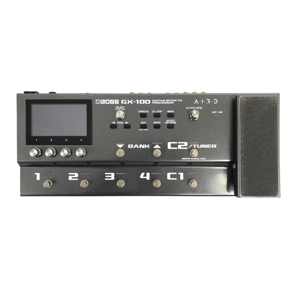 pedaliera multieffetto per chitarra elettrica boss gx-100 vista frontale