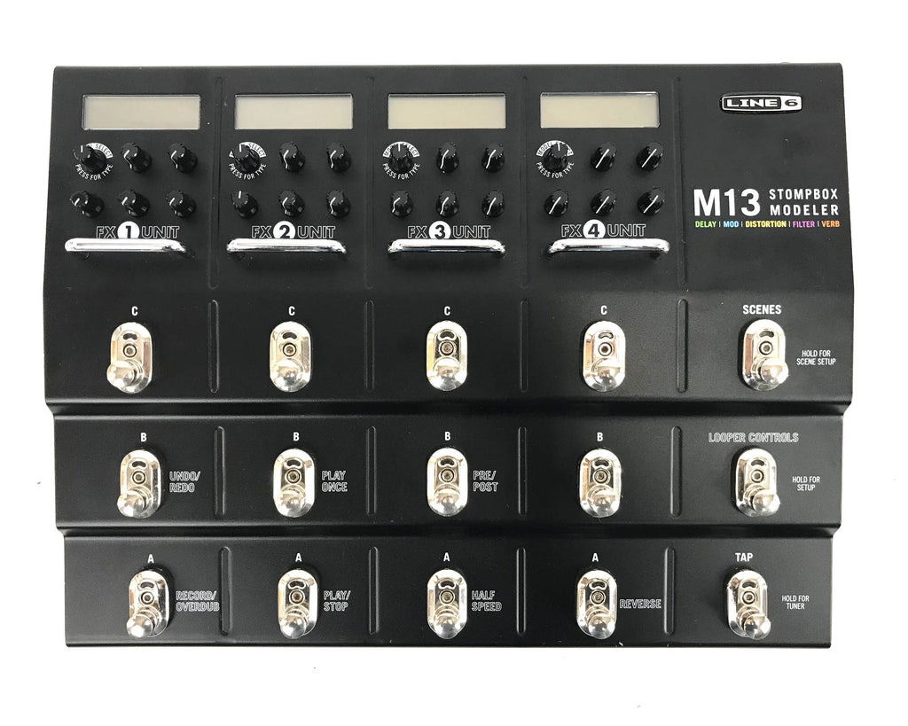 pedaliera multieffetto modeler per chitarra elettrica line6 m13 usata vista