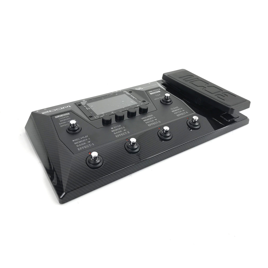 pedaliera multieffetto per chitarra elettrica zoom g6 b-stock vista laterale