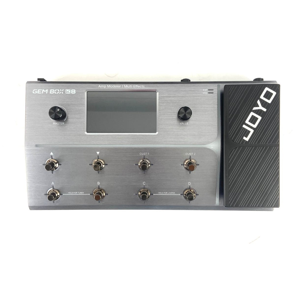 pedaliera multieffetto per chitarra joyo gem box k8 b-stock vista frontale