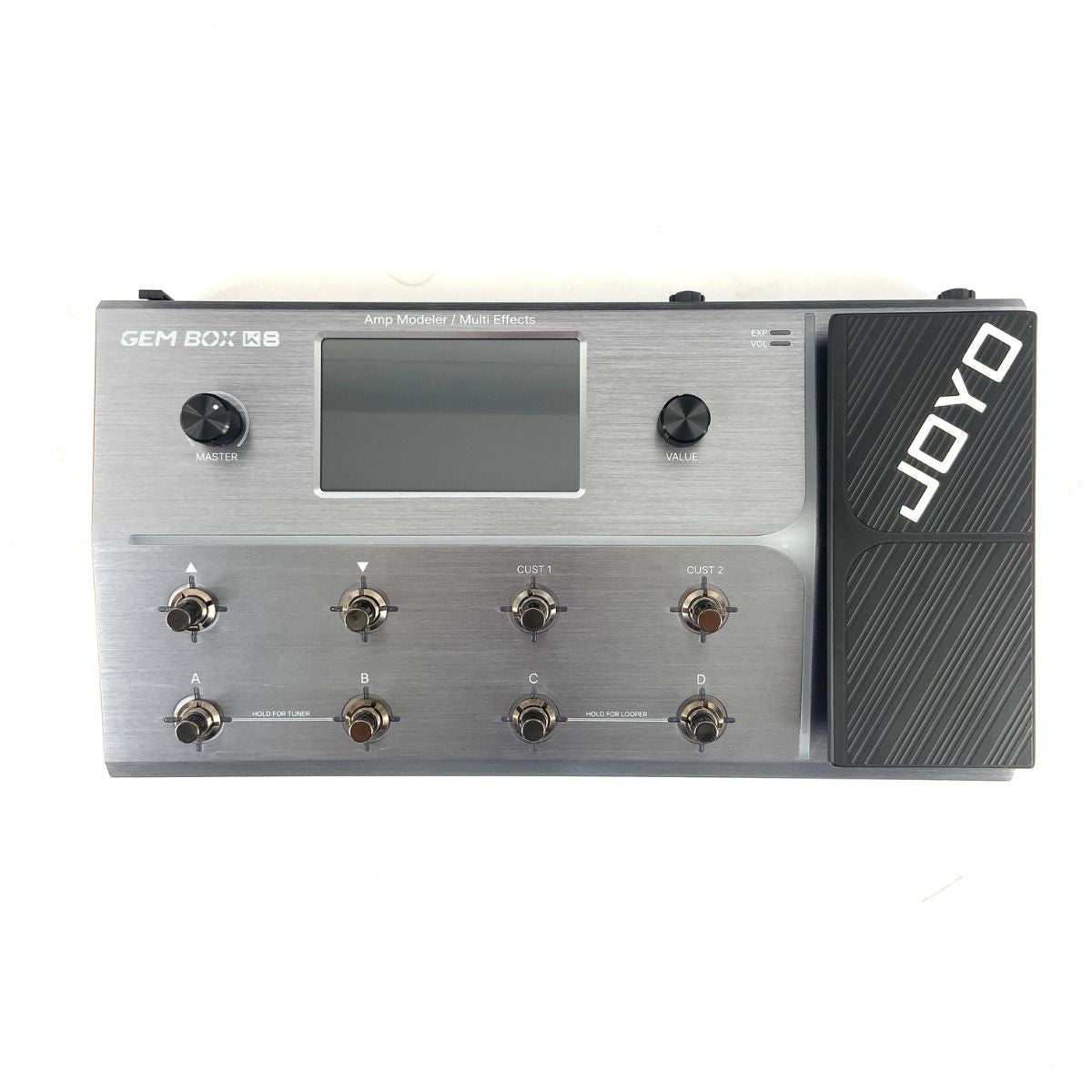 pedaliera multieffetto per chitarra joyo gem box k8 b-stock vista frontale