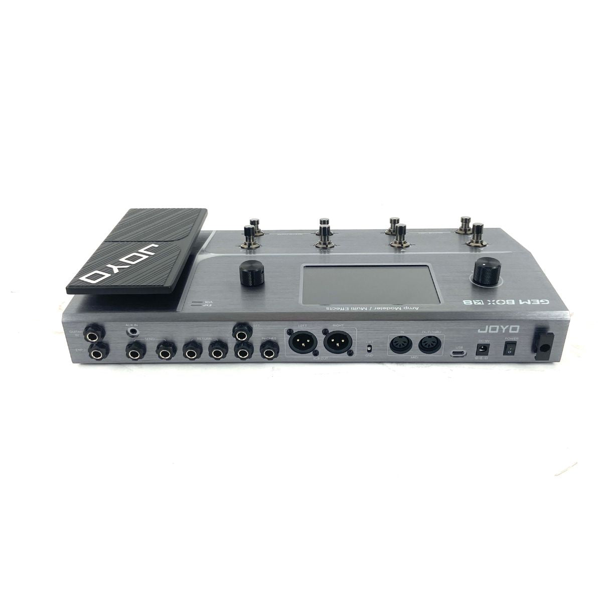 pedaliera multieffetto per chitarra joyo gem box k8 b-stock vista del retro