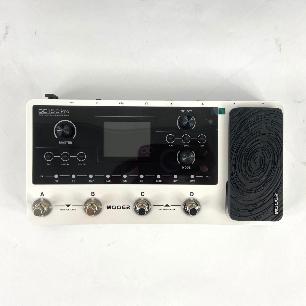 pedaliera multieffetto per chitarra mooer ge150 pro b-stock vista frontale