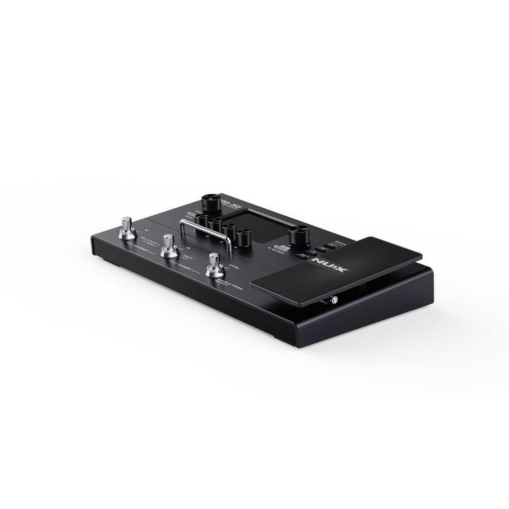 pedaliera multieffetto per chitarra nux mg30 b-stock vista laterale davanti