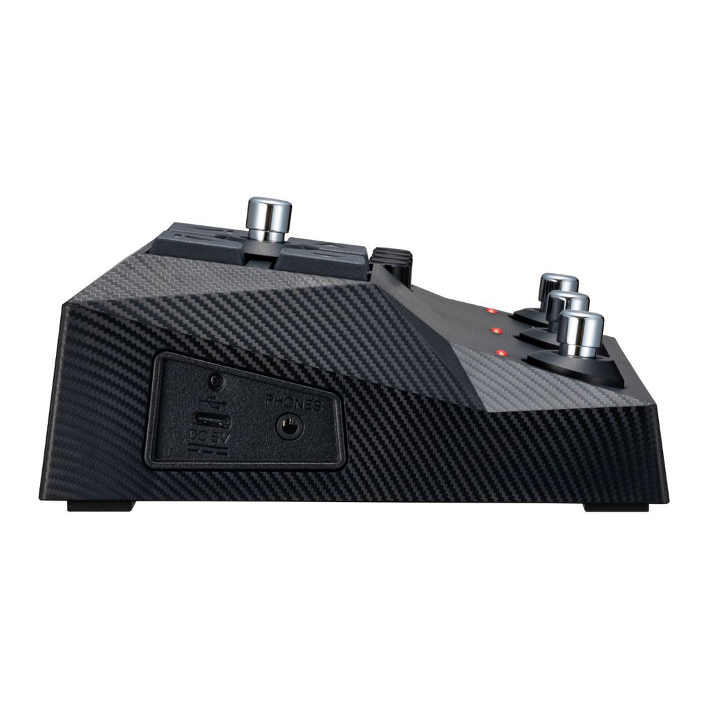pedaliera multieffetto per chitarra zoom g2 four vista laterale sx