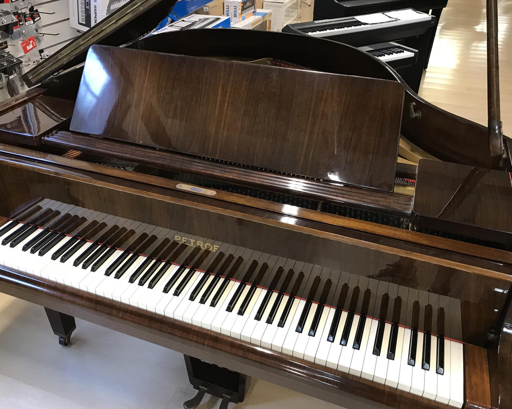 pianoforte a coda petrof mod v usato vista dall'alto