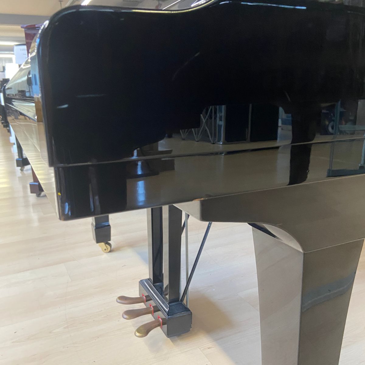 pianoforte acustico professionale a coda yamaha c3 usato 1997 matricola 5516239 vista segno 3