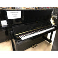 pianoforte acustico verticale nuovo ricondizionato yamaha U3H nero 2004368 vista frontale aperto