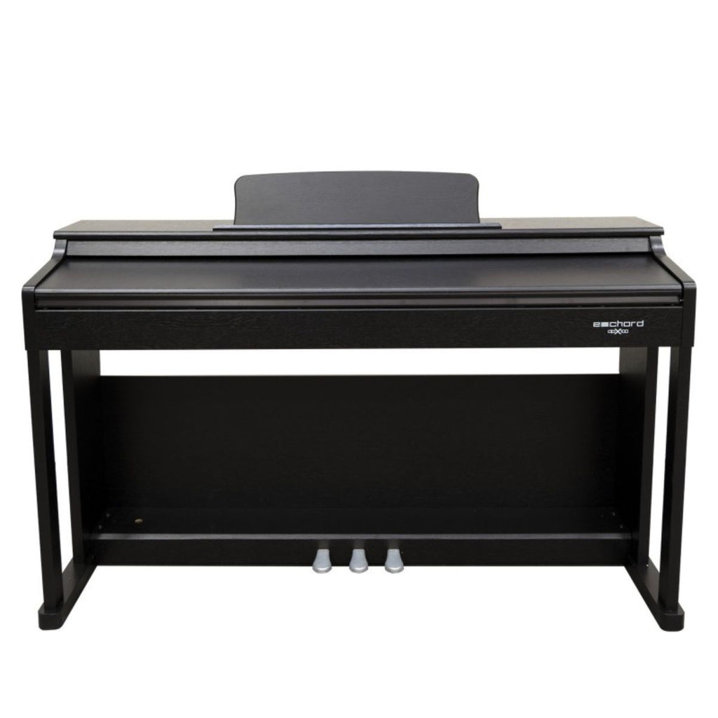 pianoforte digitale 88 tasti pesati con mobile completo echord dpx-100 nero vista frontale chiuso