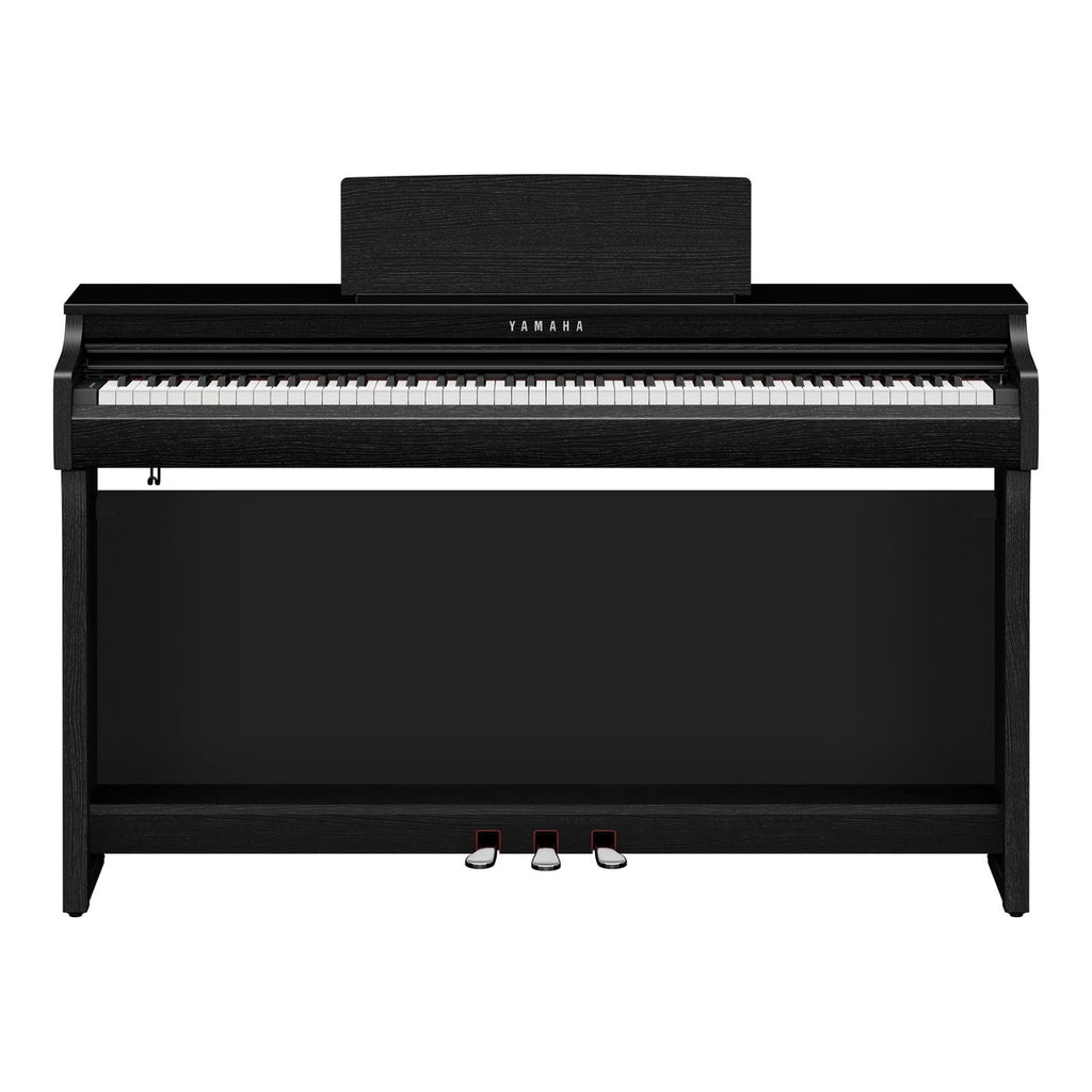 pianoforte digitale 88 tasti pesati con mobile completo in legno yamaha clp-825B nero vista forntale aperto