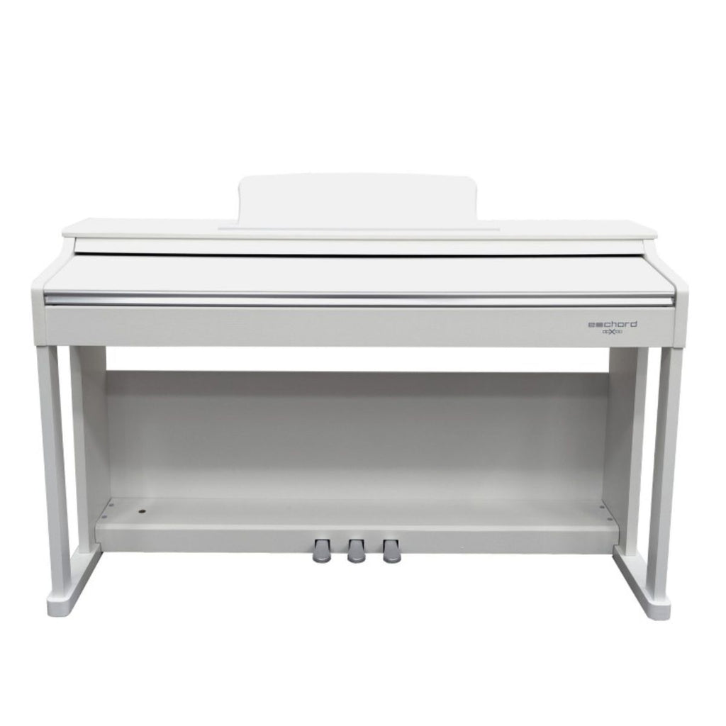 pianoforte digitale con mobile bianco echord dpx100 white vista frontale chiuso