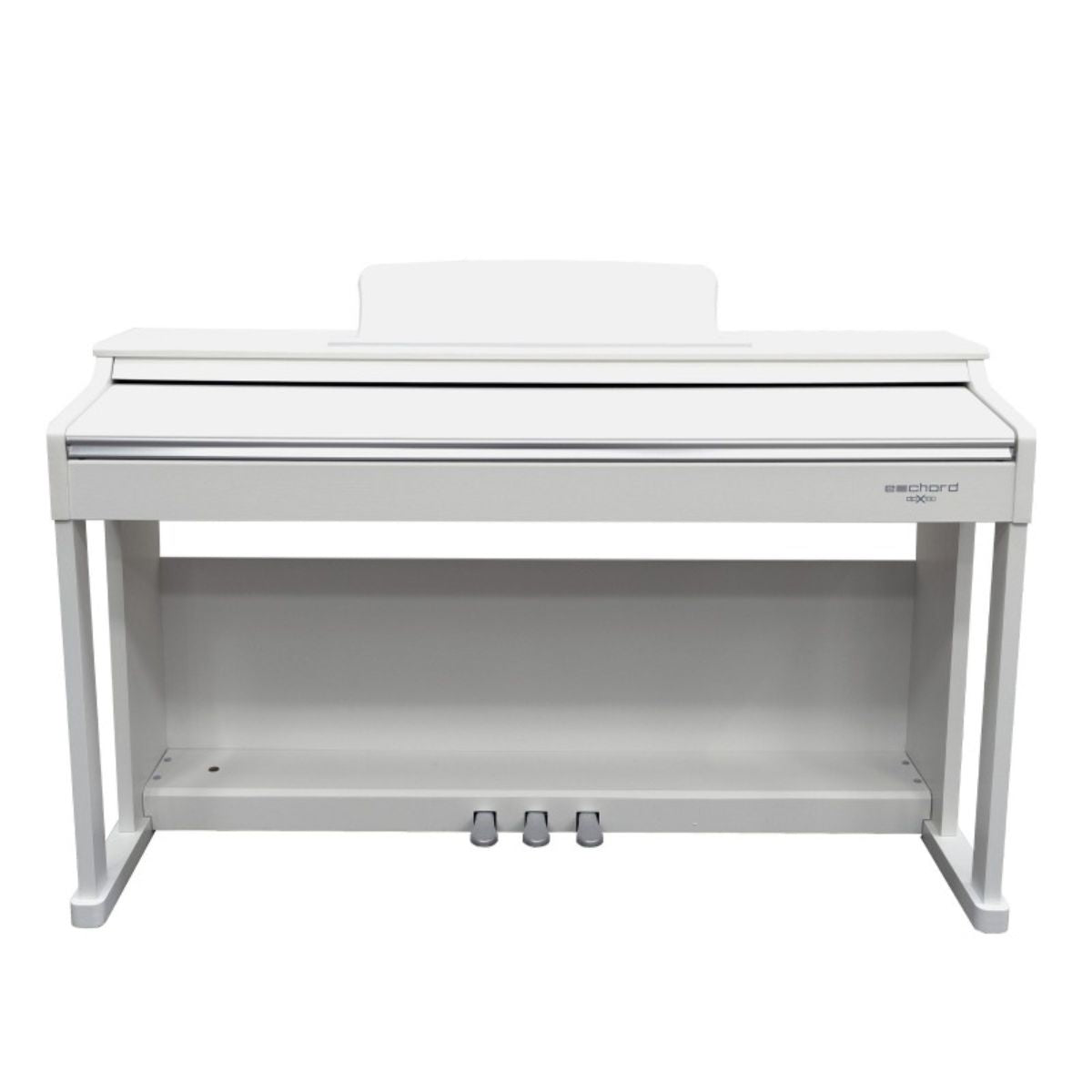 pianoforte digitale con mobile bianco echord dpx100 white vista frontale chiuso