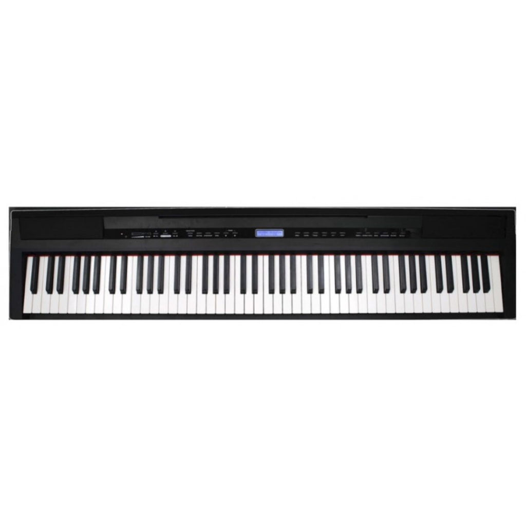 pianoforte digitale echord sp10 bk open box vista della tastiera