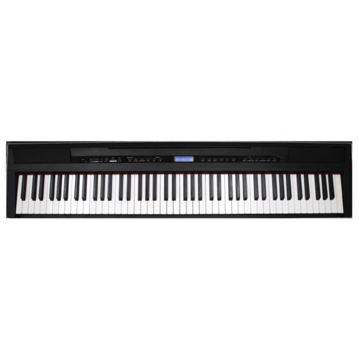pianoforte digitale echord sp10 bk open box vista della tastiera