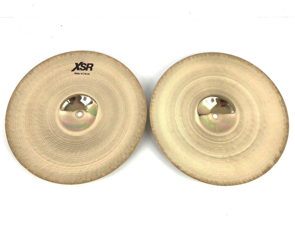 piatti hi-hat sabian xsr 14" usati vista del retro