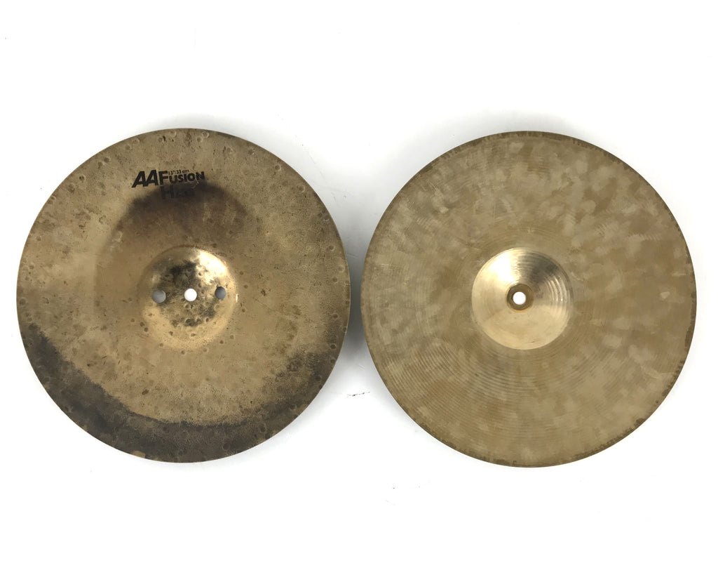 piatto hihat per batteria sabian aa fusion hat 13" vista del retro
