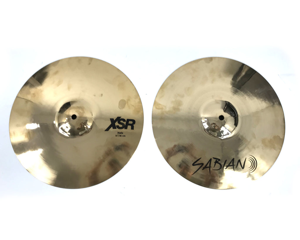 piatto HiHat per batteria Sabian XSR 14" ex demo vista frontale