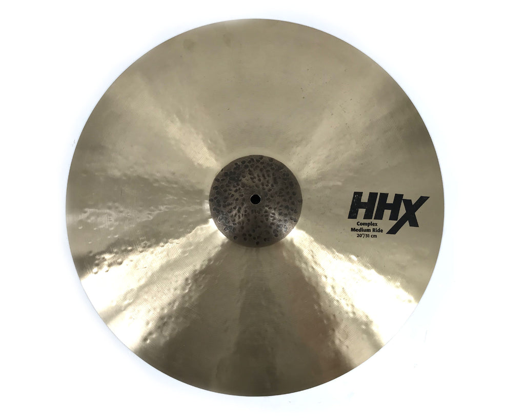 piatto ride per batteria sabian hhx  complex medium ride 20" ex demo vista frontale