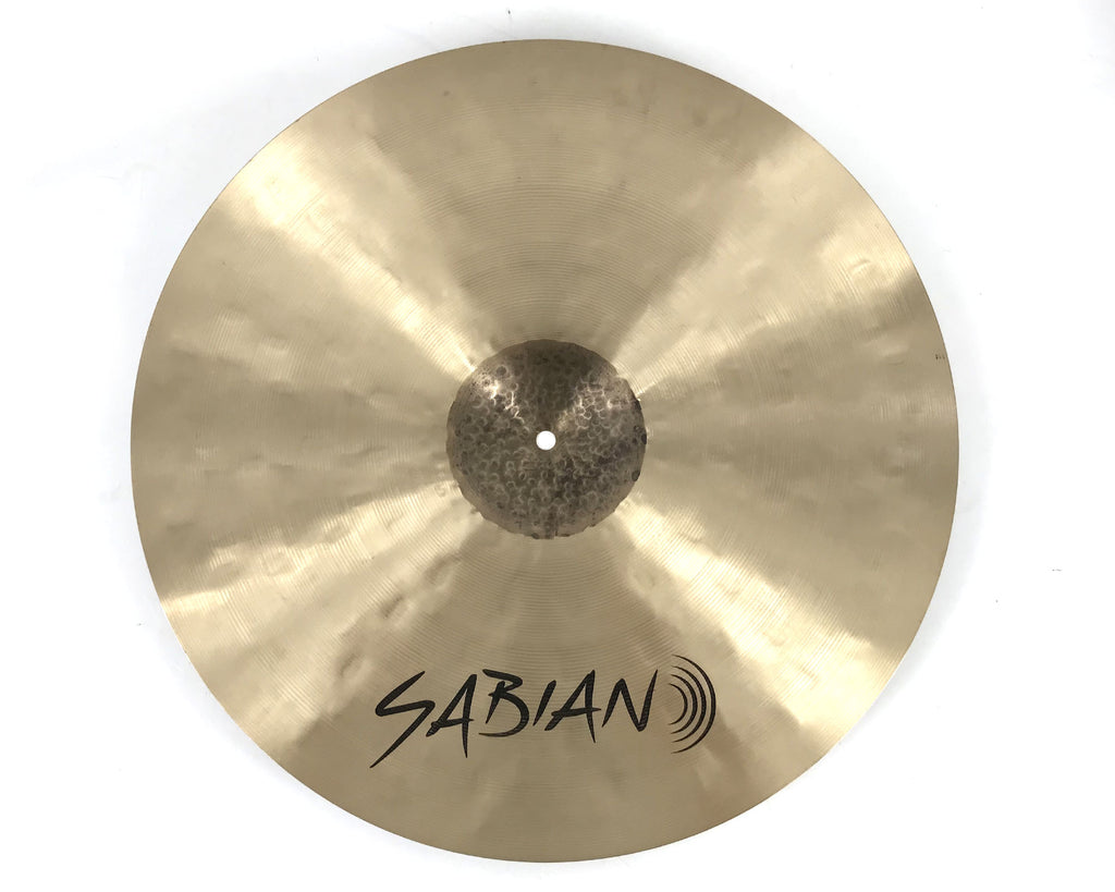 piatto ride per batteria sabian hhx  complex medium ride 20" ex demo vista del retro