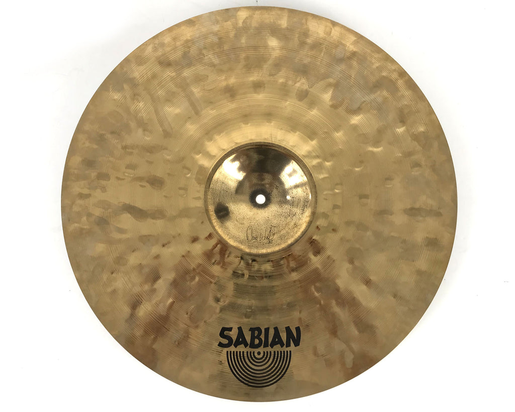 piatto ride per batteria sabian hhx evolution ride 20" usato retro