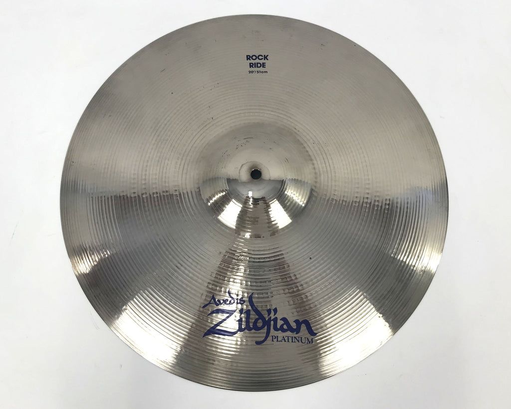 piatto ride per batteria zildjian avedis platinum ride 20" usato vista frontale