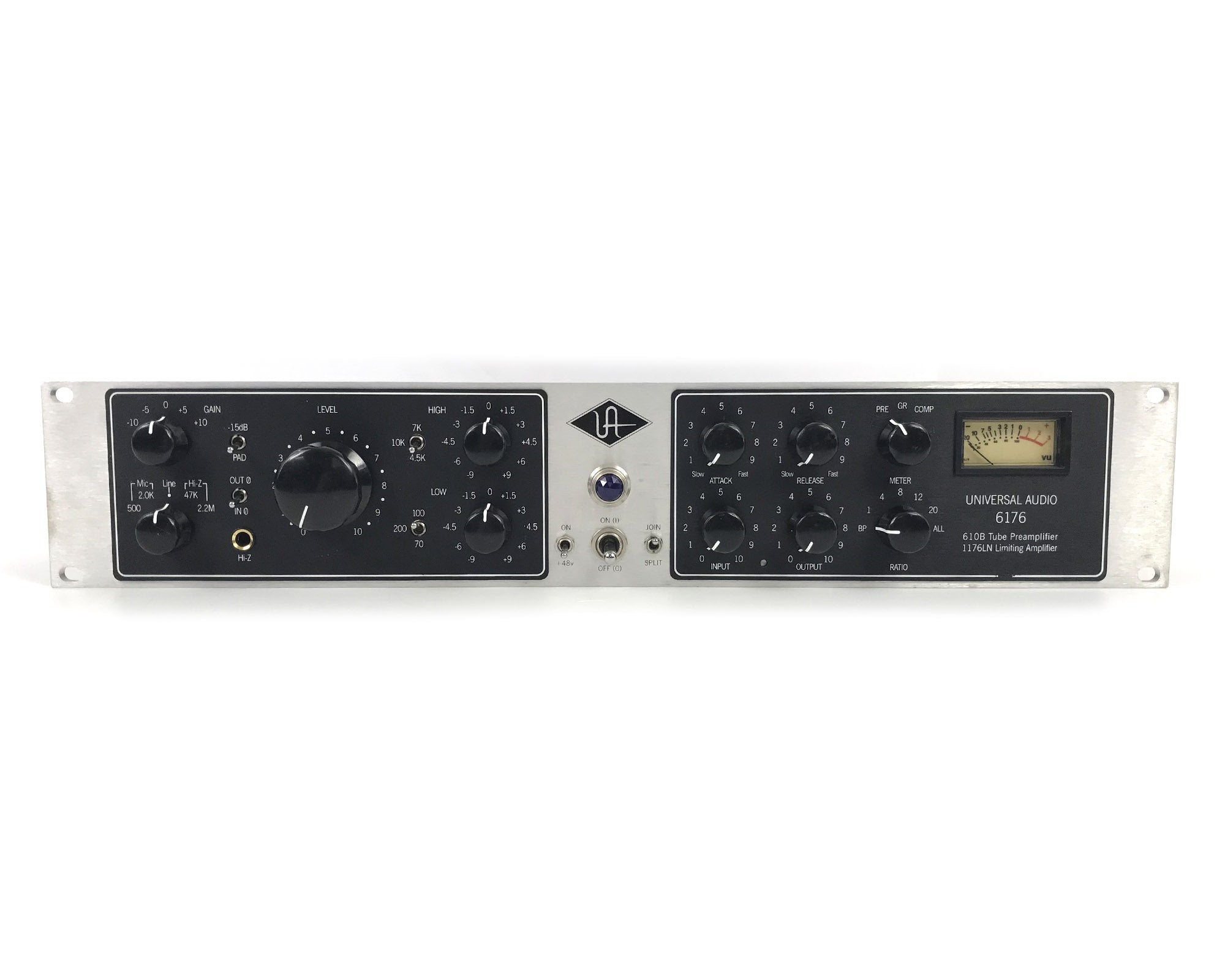 preamplificatore universal audio 6176 ex demo vista frontale