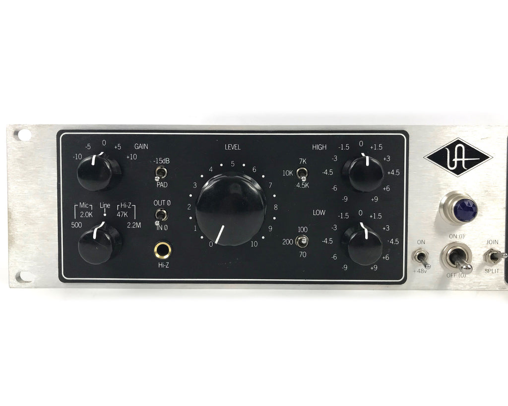 preamplificatore universal audio 6176 ex demo vista frontale sx