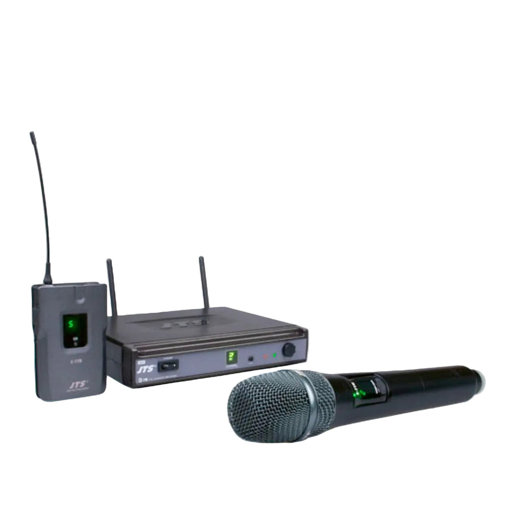 radiomicrofono con bodypack singolo ts e7-e7tbd vista completo in set