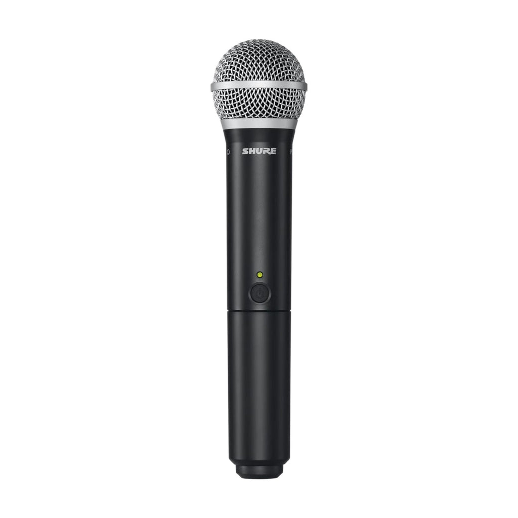 radiomicrofono professionale a mano shure blx24 pg58 vista del gelato