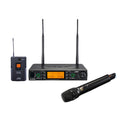 radiomicrofono professionale doppio gelato RU-8012DB-2xRU-850LTH vista completo