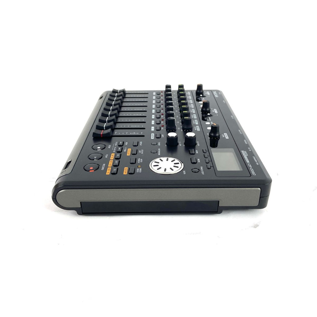 registratore digitale multitraccia portatile tascam dp03sd usato vista laterale dx