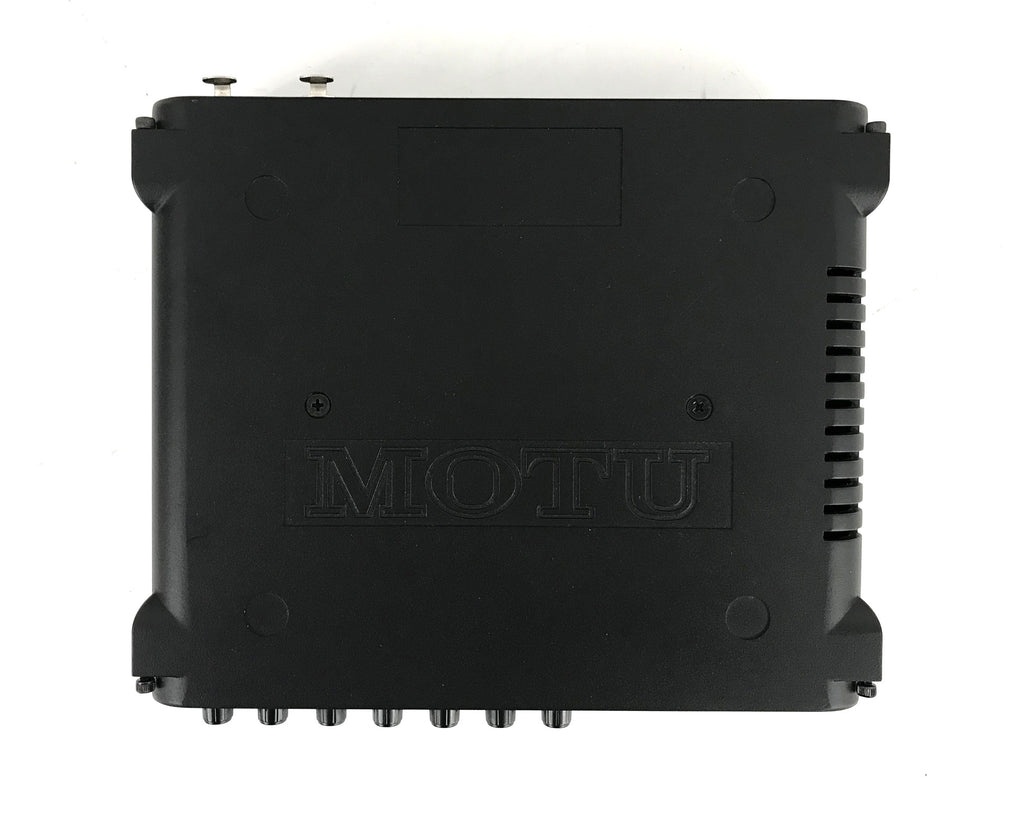scheda audio motu audio express usata vista dall'alto