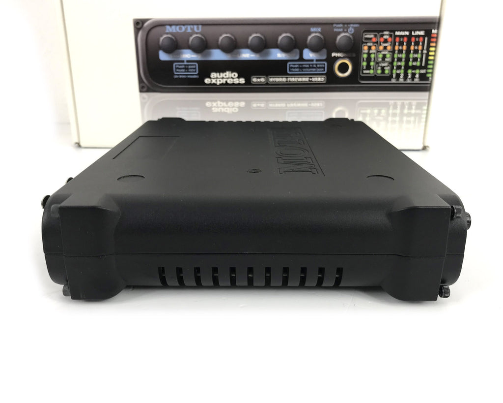 scheda audio motu audio express usata vista laterale sx