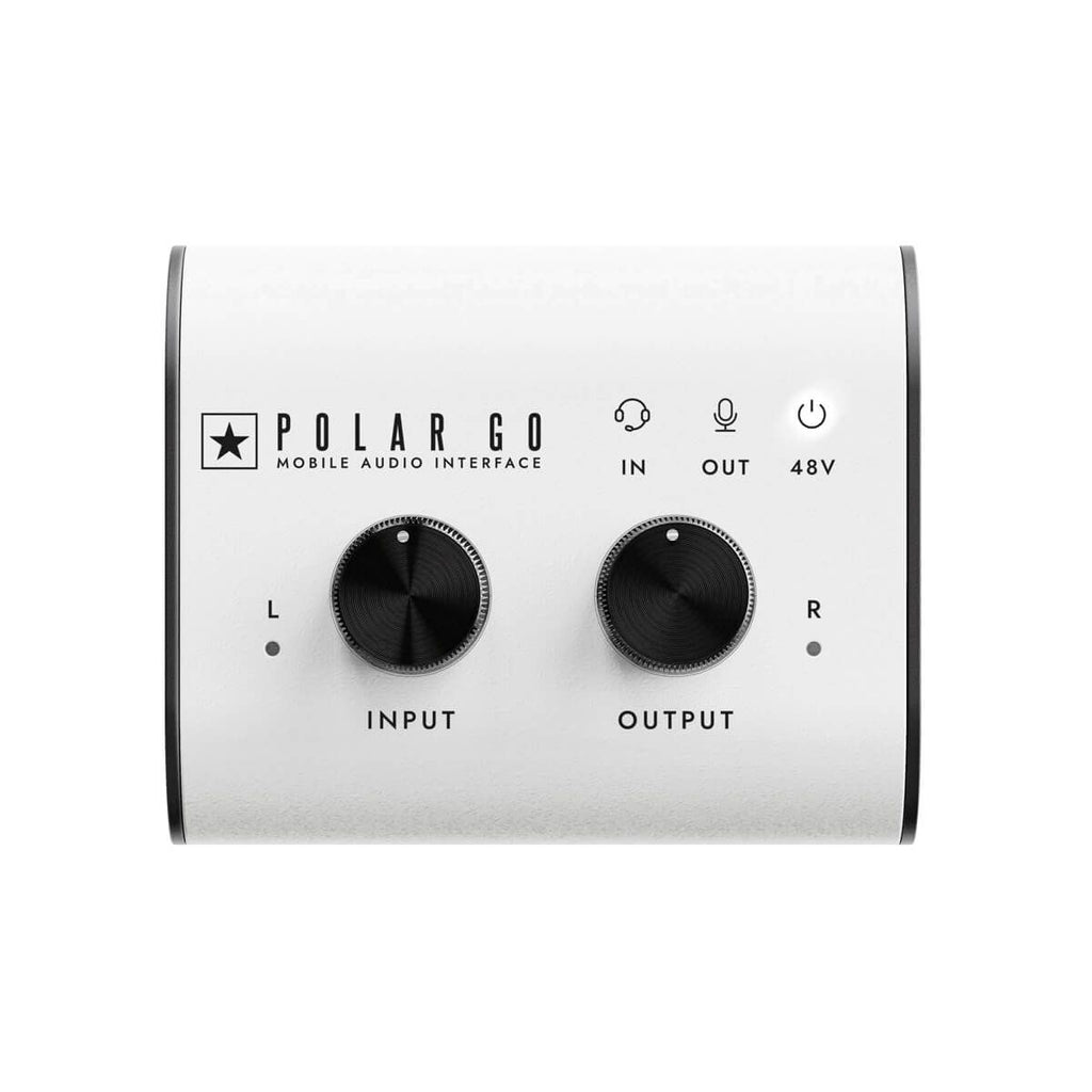 scheda audio usb portatile blackstar polar go vista frontale