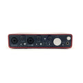 scheda audio usb focusrite 2i2 1st generation usata vista frontale