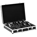 set di microfoni per batteria drumset session I vista completa con custodia